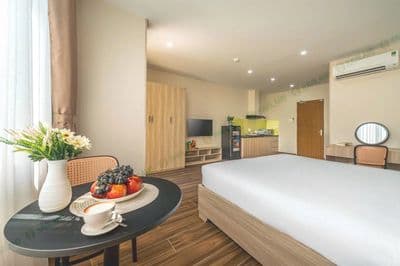 Studio nguyễn văn thoại - phố tây - gần biển mỹ khê -ban công