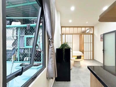 Căn hộ 1pn- bếp tách máy giặt riêng ngay ngã 4 bảy hiền, bv thống nhât