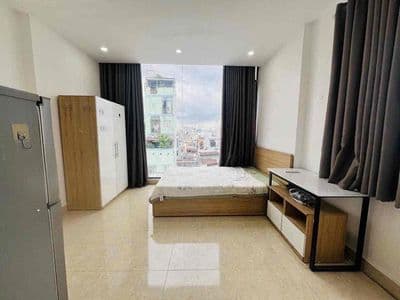 Cho thuê căn hộ Studio Cửa sổ Q4 gần ĐH Luật, ĐH Nguyễn Tất Thành