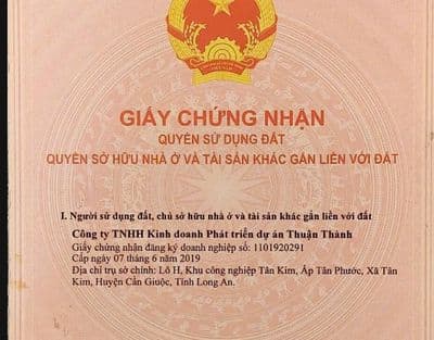 Cần bán đất Hiệp Phước Harbour View ở Long An