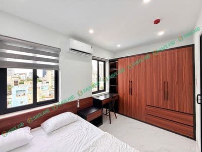 Căn hộ 1pn mới full nội thất cửa sổ lớn có ban công - sơn trà