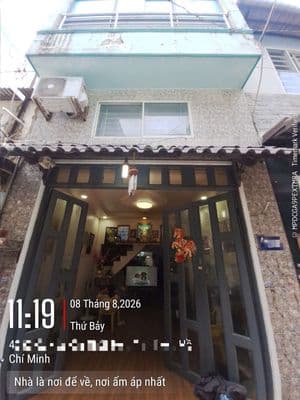 Nhà 2 mặt tiền 3 lầu 4PN gần bờ kênh Tham Lương 35M2