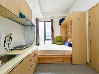 Siêu phẩm studio full nội thất, cửa sổ trời sát cầu nguyễn căn cừ