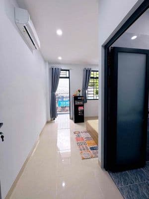 Căn hộ ban công phạm văn chiêu bếp ngoài full nội thất