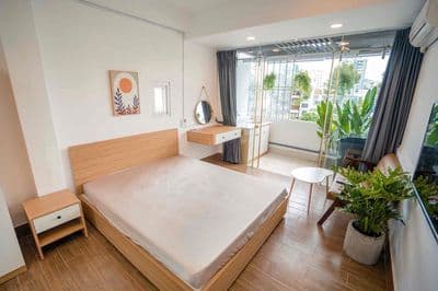 Mới keng 1pn tách bếp view bờ kè có máy giặt riêng