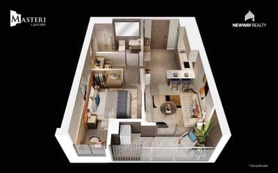 Chính chủ ko qua môi giới cần tiền bán gấp cc Masteri lakeside, OCP1
