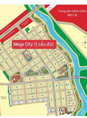 mega city 1( cầu đò) - cần bán lô 100m2 , sổ sẵn giá 1ty3, bình dương