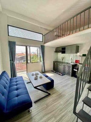 Duplex ban công FULL nội Thất giáp Phạm Văn Đồng