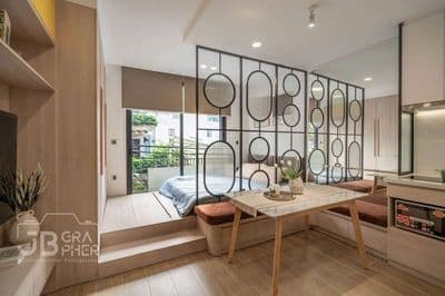 Khai trương căn hộ stu bancol ngay ngã tư phú nhuận