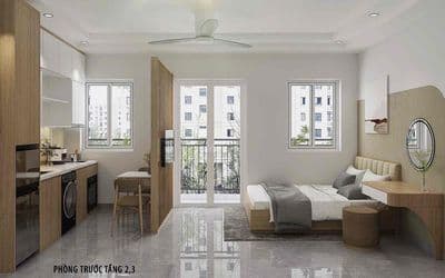 Dự án mới cao thắng chỉ 6tr5 studio có ban công thoáng mát