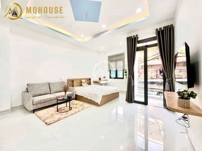 Cho Thuê Căn Hộ Full Nội Thất - Ban Công - Gần Công Viên Lê Thị Riêng