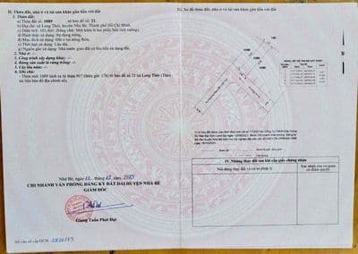 Bán cặp đất liền kề, hxh, Nguyễn Văn Tạo, Nhà Bè, 5 x 20, giá 2,75 tỷ