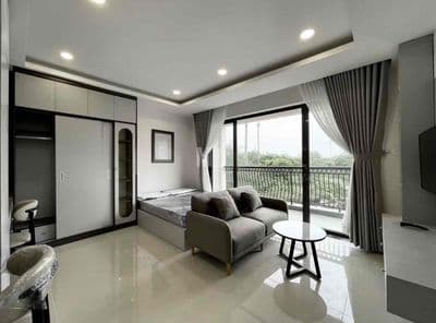 Căn hộ bancol full nt đ.trương công định ngay cc harmona sạchsẽ thoáng