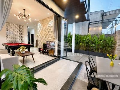 Villa 3 Phòng Ngủ Gần Biển Tân Trà Có Hồ Bơi | B100