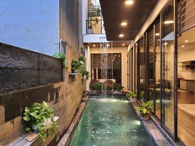 Cho thuê nhà 2 phòng ngủ 100m2, có hồ bơi, gần biển Mỹ Khê 5 phút