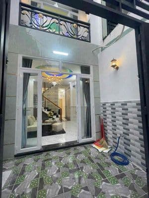 nhà mới đẹp 3pn 2wc, Nguyễn văn khói p9 gv , hẻm 198