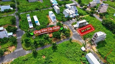 KDC Thái Sơn Long Hậu .Nền Đất 100m2 .View Trực diện công viên
