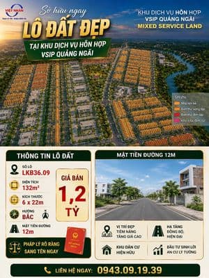 132m² | giá 1,2 tỷ | đường 13m – tìm đâu ra lô thứ 2?