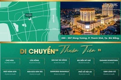 Văn Phòng cho Thuê Tại Vĩnh Trung Plaza- Đối diện chợ Cồn