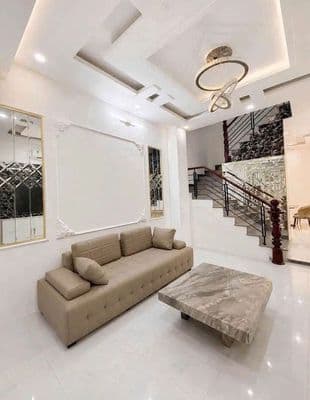 Nhà Full Nội Thất 1 Trệt 3 Lầu 4PN Hẻm KDC Nam Long Trần Trọng Cung
