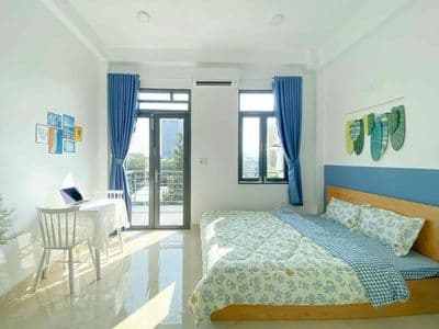 Studio xinh như mộng có ban công full nội thất gần UBND Q2