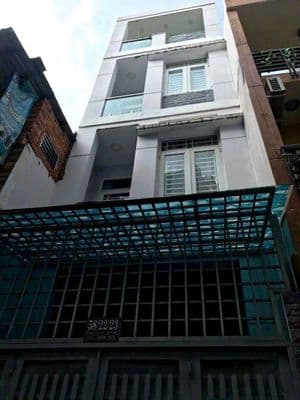 Nhà 4 tầng phan chu trinh, bình thạnh, hxh, 4pn
