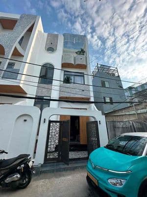 Nhà 3 tầng 3 mê kiệt oto điện biên phủ thông thái thị bôi