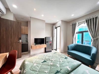Cho thuê căn hộ 1PN-ban công,Full NT, Nguyễn Thượng Hiền, Bình Thạnh