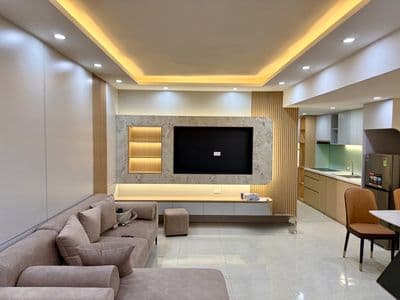 Cho thuê tập thể tầng 1 Nguyễn Chí Thanh 85m² 2PN, full đồ, ô tô, 13tr
