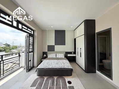 Căn hộ cao cấp_ban công_full nội thất ngay cvpm quang trung_cđ fpt