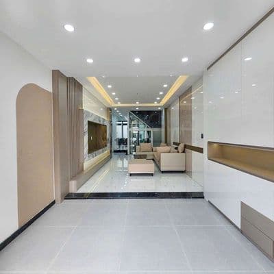 Nhà mới 3 lầu 4pn 5wc mt đường số tân hưng
