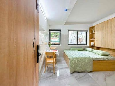 Cho thuê studio cửa sổ trời lớn máy giặt riêng tô hiến thành