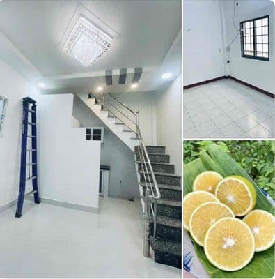 Nhà xinh, giá bình dân, 1 trệt 1 lầu + lửng, 2p. ngủ 2wc ok
