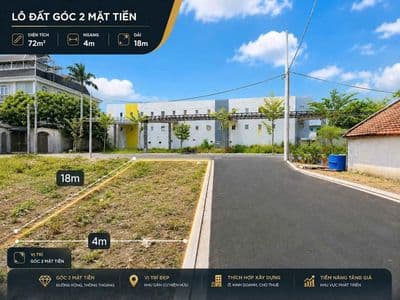 Bán đất lô góc 2 mặt tiền đường TX22, 72m2, giá 4.1 tỷ