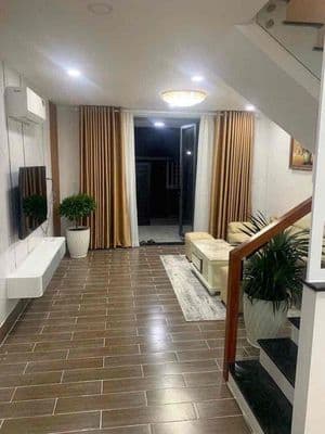 Chợ Gò Vấp - Lê Lợi - 4 x 11 - Trệt 1 Lầu - Hẻm 3m thông - ở ngay