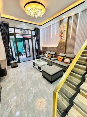 Nhà ngang 6,25m hiếm có ngay ngã 3 tân kim, hẻm xe hơi, shr, 3 tỷ 190