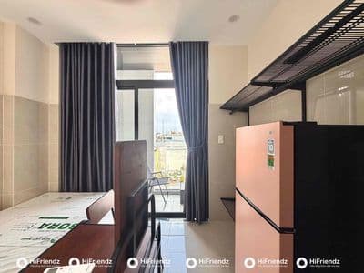 Cho thuê studio ban công tách bếp full nội thất | chỉ tính điện nước