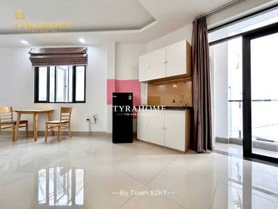 Căn hộ 1PN ban công, Full NT, ngay khu ẩm thực Vạn Kiếp, Vũ Huy Tấn