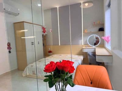 Căn 1PN tách bếp Full nội thất khu Cityland - Gần siêu thị Lotte