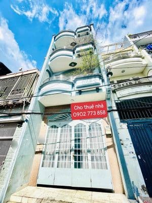 Cho Thuê Nhà Đường Tân Hương - 4,5m x 15m. Đúc 4 Tầng