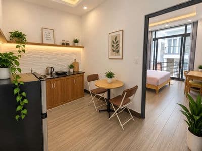 Căn Hộ 1 PN Cao Cấp kế bên Sân Bay - Full Nội Thất - Khu DÂN Cư