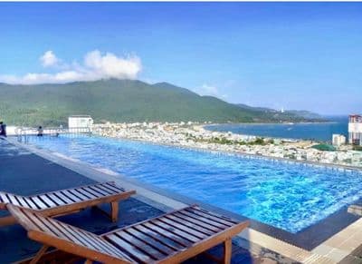 Căn góc sơn trà oceanview 2pn view biển – full nội thất -5p ra biển