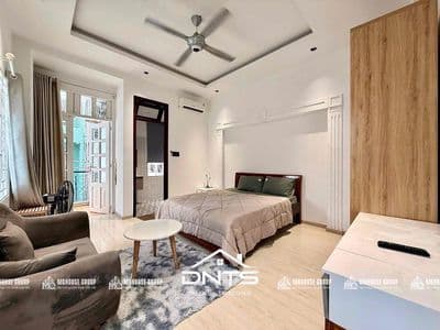 Căn hộ 1PN balcony,cửa sổ trời,máy giặt riêng,thang máy,chợ Tân Định