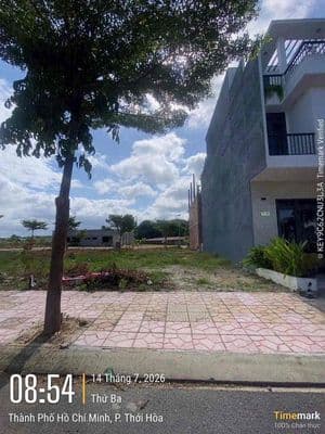 Sổ-đất y hình-kdc sau ĐHQT Việt Đức-Bến Cát gần QL13 giá ko đổi 1ty130