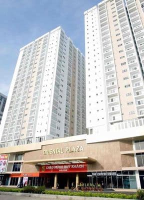 Oriental plaza âu cơ, 100m2 3pn cho thuê giá 13tr