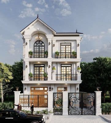 Ngộp Bank bán Biệt Thự 3 tầng chỉ 90tr/m2 đất, công viên trước nhà