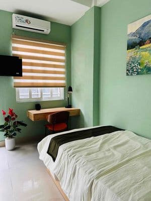 Khai trương studio ban công mới 100% mặt tiền hoàng sa- tách bếp