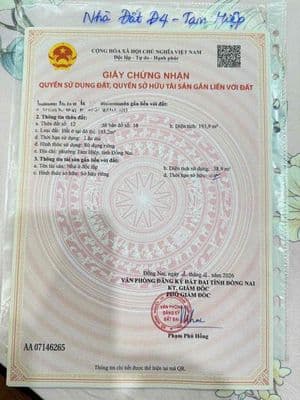 2 mặt tiền đường 4 trương định