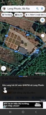 Bán đất vườn BR- VT gần cao tốc 1000m2 23m mặt tiền có nhà