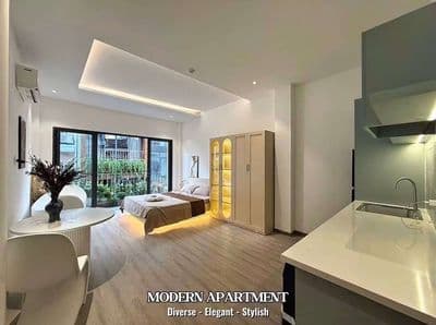 Studio rộng 45m² ngay vòng xoay lý thái tổ